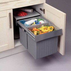 IKEA #poubelle sous evier #UTRUSTA  Meuble rangement cuisine, Rangement  sous evier ikea, Astuce rangement cuisine