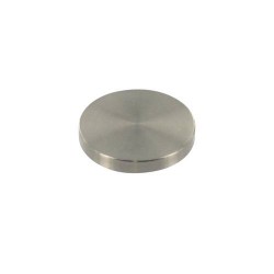 Embout de finition inox brossé pour tube diamètre 40mm